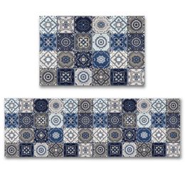 Kitchen Rug Durable Home Entrance Doormat High-end Kitchen Mats for Floor Water absorb House Hold Washable Non-slip Large Carpet