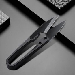 Antirust Thread Scissors Cutter Sewing Scissors Professional Tailor Metal Blade Nippers U Shape Clippers DIY Needlework 1/2pcs