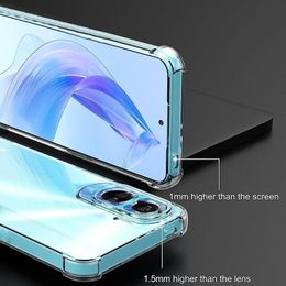 Shockproof Crystal Phone Case for Huawei Honour 90 Lite Pro Transparent Silicone Case Back Cover 70 Lite Pro X8a X9a X7a X6 X5 5G