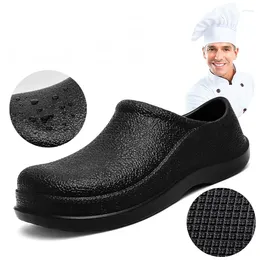 Sandals Summer Men EVA Slippers Non-slip Waterproof Oil-proof Shoes For Chef Master El Restaurant