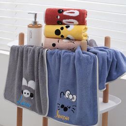 Towel Customized Embroidery Household Thickened Water Absorbent Face Wash Personalized Name Pet Variety C