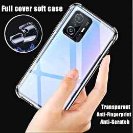 For Xiaomi 11T Clear Phone Soft Case HD Transparent for Xiaomi 11 T 6.67" 21081111RG Shockproof Anti-Scratch Covers Shell Safety