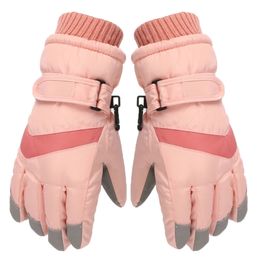 F62D 1 Pair Breathable Skiing Gloves Windproof Winter Outdoor Mittens Sports Gloves