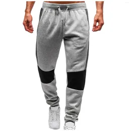 Men's Pants Drawstring Sports Men Casual With Pockets Mid-Waist Baggy Sweatpants Man Trousers Y2k Clothes Pantalones Gym Work