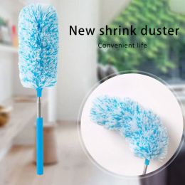 Extendable Handle Microfiber Feather Duster Telescopic Dust Brush Cobweb Brush Catcher Mites Gap Dust Car Home Cleaning Tools