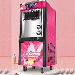 Shavers Ice Cream Machine Commercial Desktop Smart Cone Machine Sundae Machine Automatic Vertical Ice Cream Machine