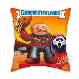 Garbage Pail Kids 3D Printed Polyester Decorative Pillowcases Throw Pillow Cover Square Zipper Cases Fans Gifts Home Decor J10