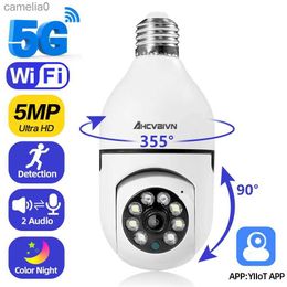 IP Cameras YI Internet of Things 5G 2.4G 5MP Wifi PTZ Camera Monitoring Camera Bidirectional Audio Automatic Tracking Baby Monitor Port Colour Night VisionC240412