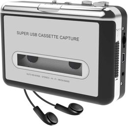 Cassette Player, Portable Tape Player Captures MP3 o Music via USB or Battery, Convert Walkman Tape Cassette to MP3 with Laptop and PC6423891