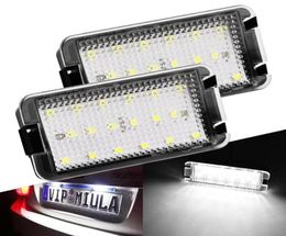 2x LED Tail Number Licence Plate Lights Lamps Error For Se t Ibiza 6L ab for Altea CORDOBA LEON Toledo III 20042009282A6097076