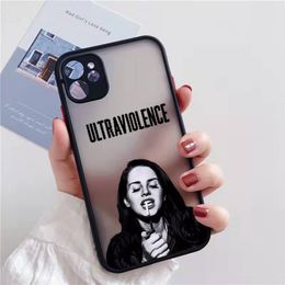 Lana Del Rey Singer Poster Phone Case matte transparent For iphone 14 11 12 13 plus mini pro max