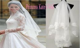 Kate Middleton Wedding Veils Lace Applique Edge Tulle For Bridal Veils Accessories Selling3620860