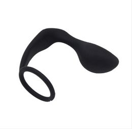 Adult Sex Toys Silicone Anal Plug Prostate Massager with Cock Ring Erotic Anus Stopper Asshole Play Games for men DY00212794009