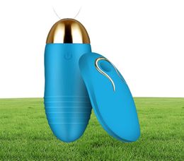 Female clit vibrating underwear vagina massager Wireless Remote Vibrating Egg Rechargeable Sex Toy clitoris Vibrator For Women Y184904018