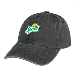 Berets Sprite Original Logo Cowboy Hat Luxury Cap Custom Sun Golf Man Hats For Men Women's