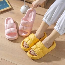 Slippers Comemore Cloud Summer Beach Flip Flops Anti-slip Shoes 2024 Eva Slides Home Sandals Pink Woman Thick Platform Soft Sole