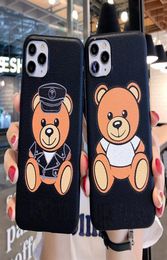 IPhone Cases Designer Cartoon Bear Suitable for Iphone13 12 11pro Max Mobile 13promax 12pro Xs xr Leather 7p Soft 8plus Female Mod5309068