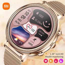 Watches Xiaomi Luxury Women's Smart Watch Bluetooth Call Connexion Phone Ladies Health Heart Rate Monitoring Outdoor Sports Smartwatch