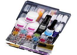 Nail Art Kits Acrylic Kit All For Manicure Tools Powder Liquid Glitter Nails Supplies Professionals5957720