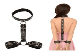 BDSM Bondage Handcuffs Neck Collar Whip Cuffs Restrain Ropes Roleplay Tools Erotic Sex Toys for Couples Adult Games Y2011187336023