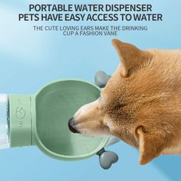 Portable Dog Water Bottle Feeder Pet Drinker Bowl for Small Large Dogs Puppy Cat Outdoor Travel Drinking Chihuahua Accessories