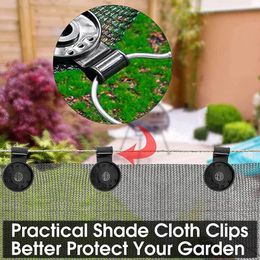 Sunshade Clips Cloth Clamps Garden Net Clip Greenhouse Fix Clamp Anti Bird Netting Fixing Tool Plastic Grommet Garden Accessorie