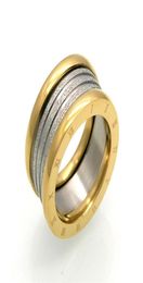 Love ring stainless steel design second hand designer jewellery women men silver gold ring classic simple couple christmas gifts N1681586