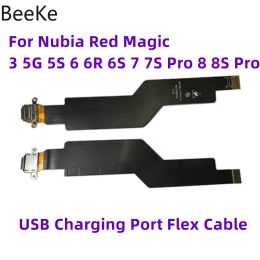 Repair Oiginal For ZTE Nubia Red Magic 3 5 5S 6 6S 6R 7 7S 8 8S 9 Pro Plus 5G USB Charging Port Dock Board Charger Flex Cable