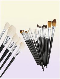 Shinedo Powder Matte Black Colour Soft Goat Hair Makeup Brushes High Quality Cosmetics Tools Brochas Maquillage 2207222276263