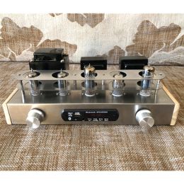 Amplifiers Audio 6n2 6p1 Vacuum Tube Amplifier Kit DIY Hifi Class A Audio Amplifier Vu Metre Bluetooth 5.0 Usb Player 110V220V