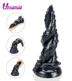 NXY Dildos Realistic Octopus Tentacle Dildo Huge Penis Soft Healthy Pvc Butt Plug Sex Toys for Women Lesbian with Suction Cup Adul9687554
