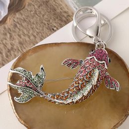 Keychains Cute Animal Carp Key Chain Fish Keychain Bag Pendant Car Ring Gifts