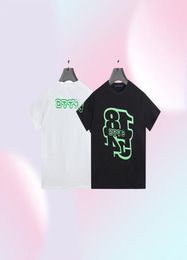 2022 designer Mens t shirt summer TShirts Luxury tshirt green letter print tshirt 1854 printing tshirts slim fit paris casual co6611661