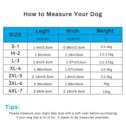 4pcs/Set Waterproof Pet Dog Shoe Covers Reusable Non-Slip Wear-Resistant Puppy Rain Shoe For Small Cats Dogs Puppy Dog Pet Boot