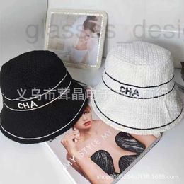 Ball Caps Designer Xiaoxiangfeng Autumn and Winter Minimalist Bowl Hat Fashion Sunshade Women's Embroidered Fisherman SFVF