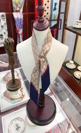 2022 Classic Silk HANDBAG Bag scarf Headbands women letter flower Top grade hair Bands 8x120cm no box with tags2469347