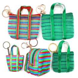 2pcs Small Backpack Pendant Wallet Pendant Basket Pendant Wallet Woven Bag Pendant Keychain Coin Purse Mini Hanger Handbag