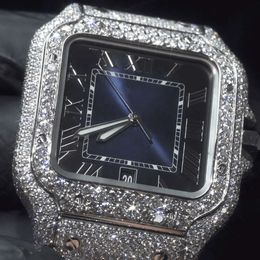 Luxury Looking Fully Watch Iced Out For Men woman Top craftsmanship Unique And Expensive Mosang diamond 1 1 5A Watchs For Hip Hop Industrial luxurious 8533