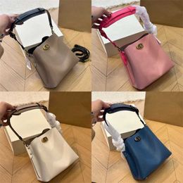 Chic C-letter Shoulder Bucket Bags High Quality Designer Handbag Leather Crossbody Bags Large Fashion Tote Bag 231215