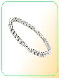 New Arrival Luxury Crystal Tennis Bracelet Gold Silver Colour Braclet For Women Girls Party Wedding Hand Accessories Jewelry1484739