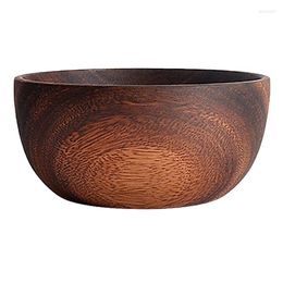 Dinnerware Sets Acacia Wood For Fruits Noodle Salad Wooden Bowl 5.1X2.4Inch