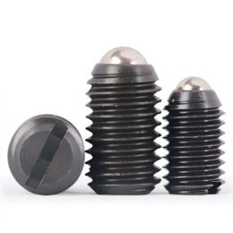 Grade12.9 High-Strength Alloy Steel Slotted Spring Ball Head Cylindrical Head Fixing Bolt M4 M5 M6-M12 Spring Ball Plunger Screw