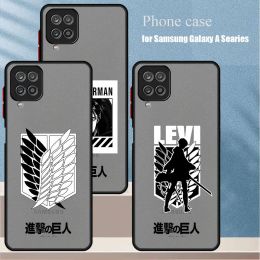 Anime Attack On Titan Phone Case for Samsung Galaxy A52 A72 A12 A13 A14 A21s A23 A24 A33 A34 A51 A53 A54 A70 A72 A73 5G Cover