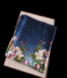 High quality 100 silk scarf fashion print pattern ladies collar 18090cm designer scarfs Women Outdoor Beach Shawl Silk Q780M9493017