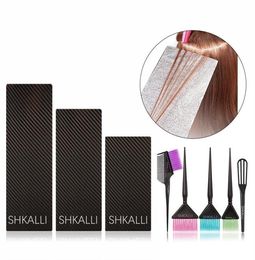 Hairdresser Dyeing Tool Set Highlighting Aluminium Foil Board Hair Salon Tool Accessories 3Piece Set 2207219267007