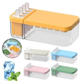 Baking Moulds Creative 24 Grid Double-layer Ice Cream Mould 2-in-1 With DIY Capacity Grade Box Food Storage Lid Large O9P3