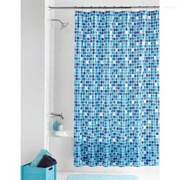 Shower Curtains PEVA Curtain 13 Piece And Hooks Set No Drill Rod Bracket Adjustable Barra De Cort