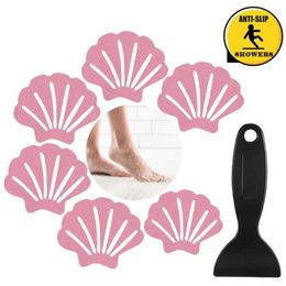 Bath Mats 20Pcs/Set Easy Installation Self-adhesive Anti-skidding Shell Shape Safety Strips Non-slip Decals Bathroom Accessory