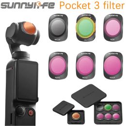 Accessories Sunnylife ND Filters for DJI Osmo Pocket 3 Filter Adjustable Rotating Optical Glass Lens MCUV CPL/NDPL Filter Set Accessories