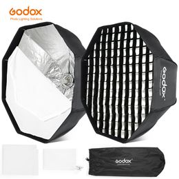 Godox SB-UE 80cm 95cm 120cm Portable Octagonal Umbrella Softbox with Honeycomb Grid for Bowens Mount Studio Flash Softbox